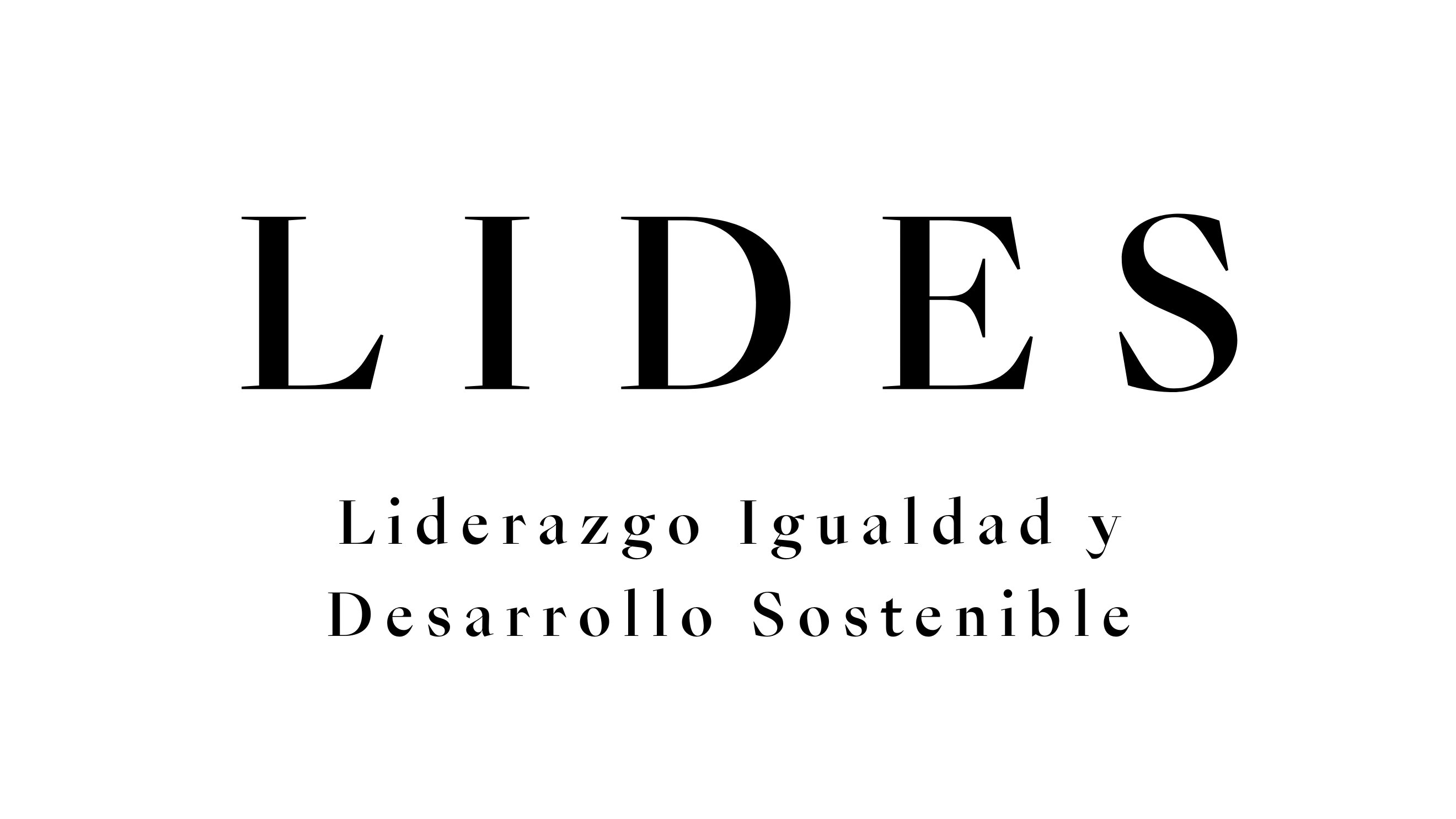 LIDES. Liderazgo, Igualdad y Desarrollo Sostenible